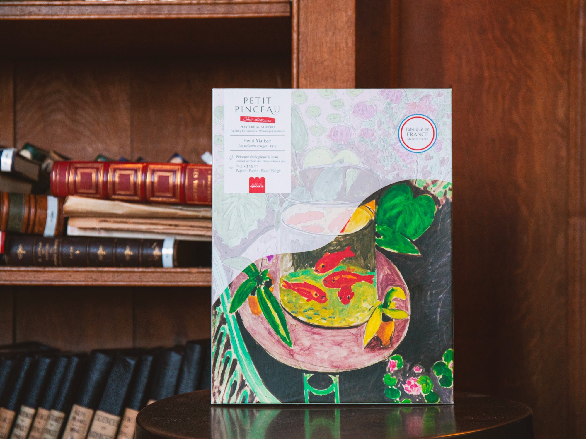 Coffret peinture au numéro - Petit Pinceau - Les Poissons rouges, Henri Matisse