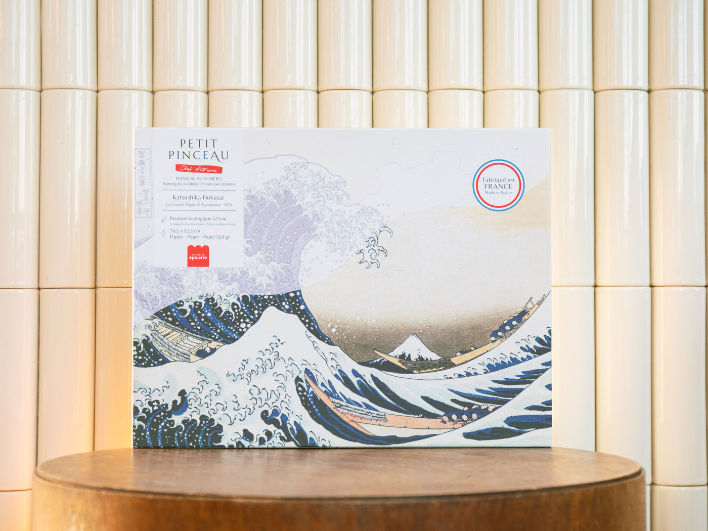 achat Coffret peinture au numéro - Petit Pinceau - La grande Vague de Kanagawa, Katsushika Hokusai