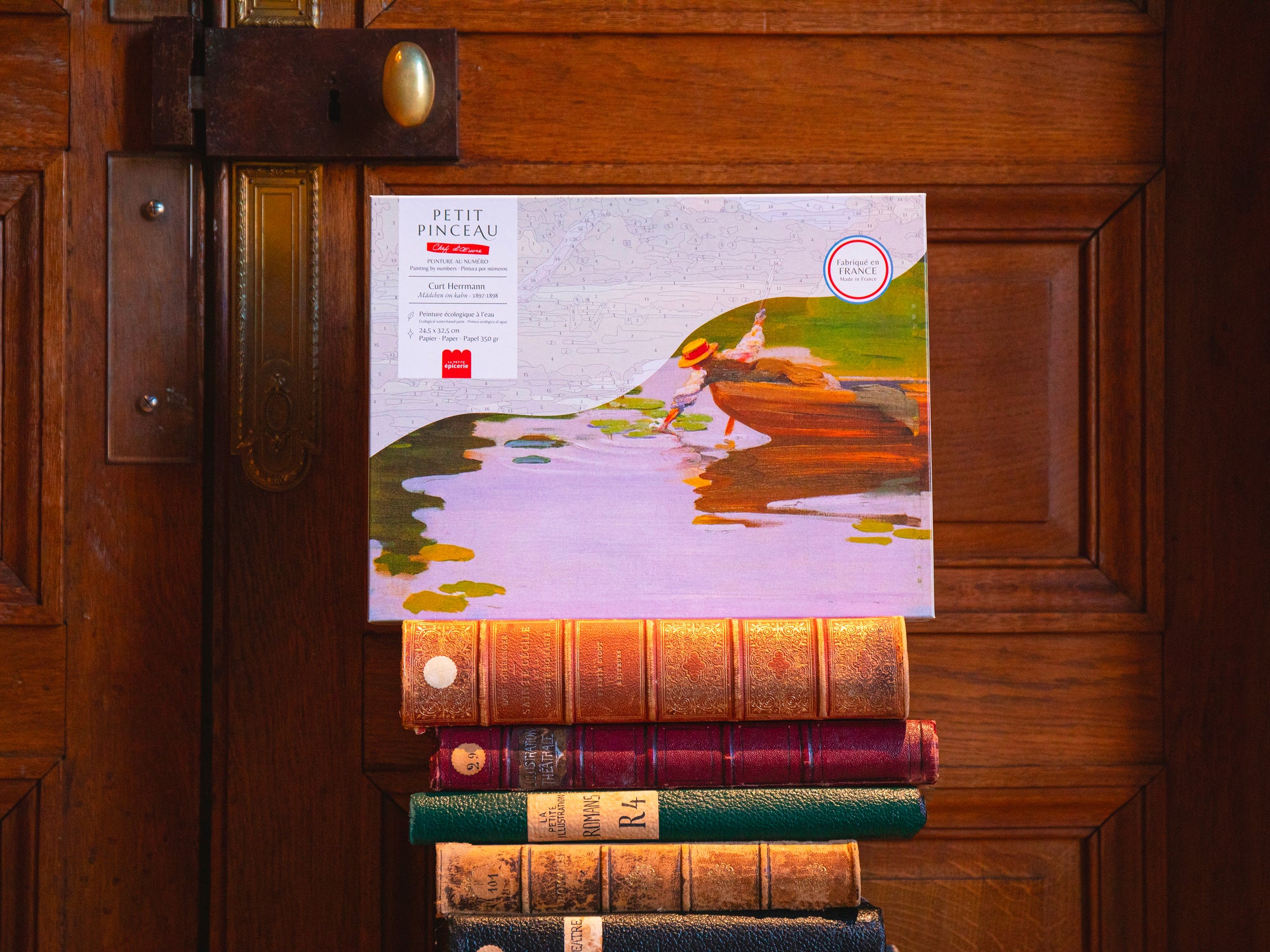 Coffret peinture au numéro - Petit Pinceau - Mâdchen Im Kahn, Curt Herrmann