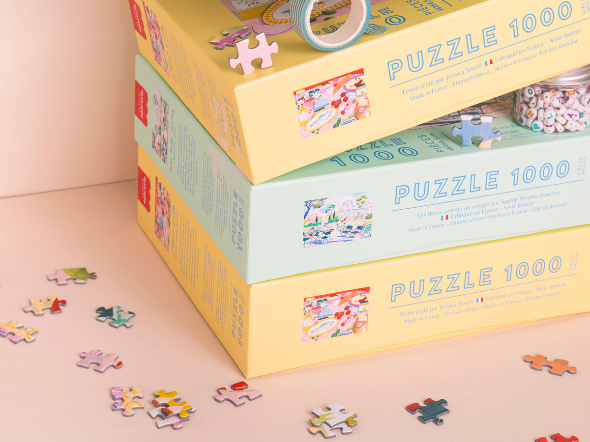 achat Puzzle Les fleurs comme un voyage de Sophie Weidler Bauchez - 1000 pièces