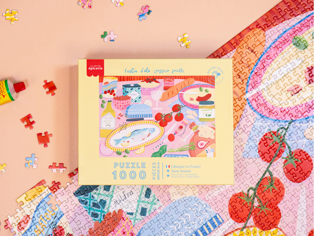 achat Puzzle Festin d'été  par Jessica Smith - 1000 pièces