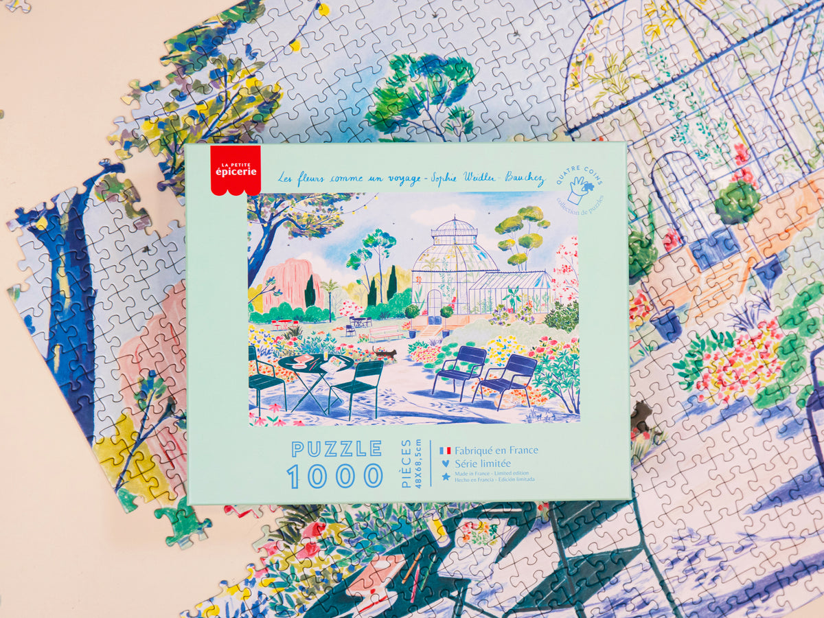 achat Puzzle Les fleurs comme un voyage de Sophie Weidler Bauchez - 1000 pièces