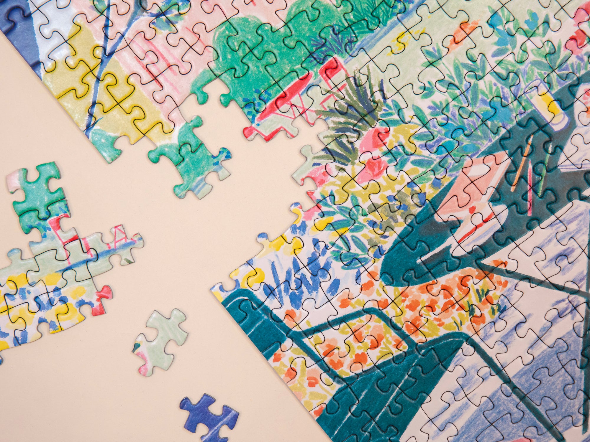 Achat Puzzle Les fleurs comme un voyage de Sophie Weidler Bauchez - 1000 pièces