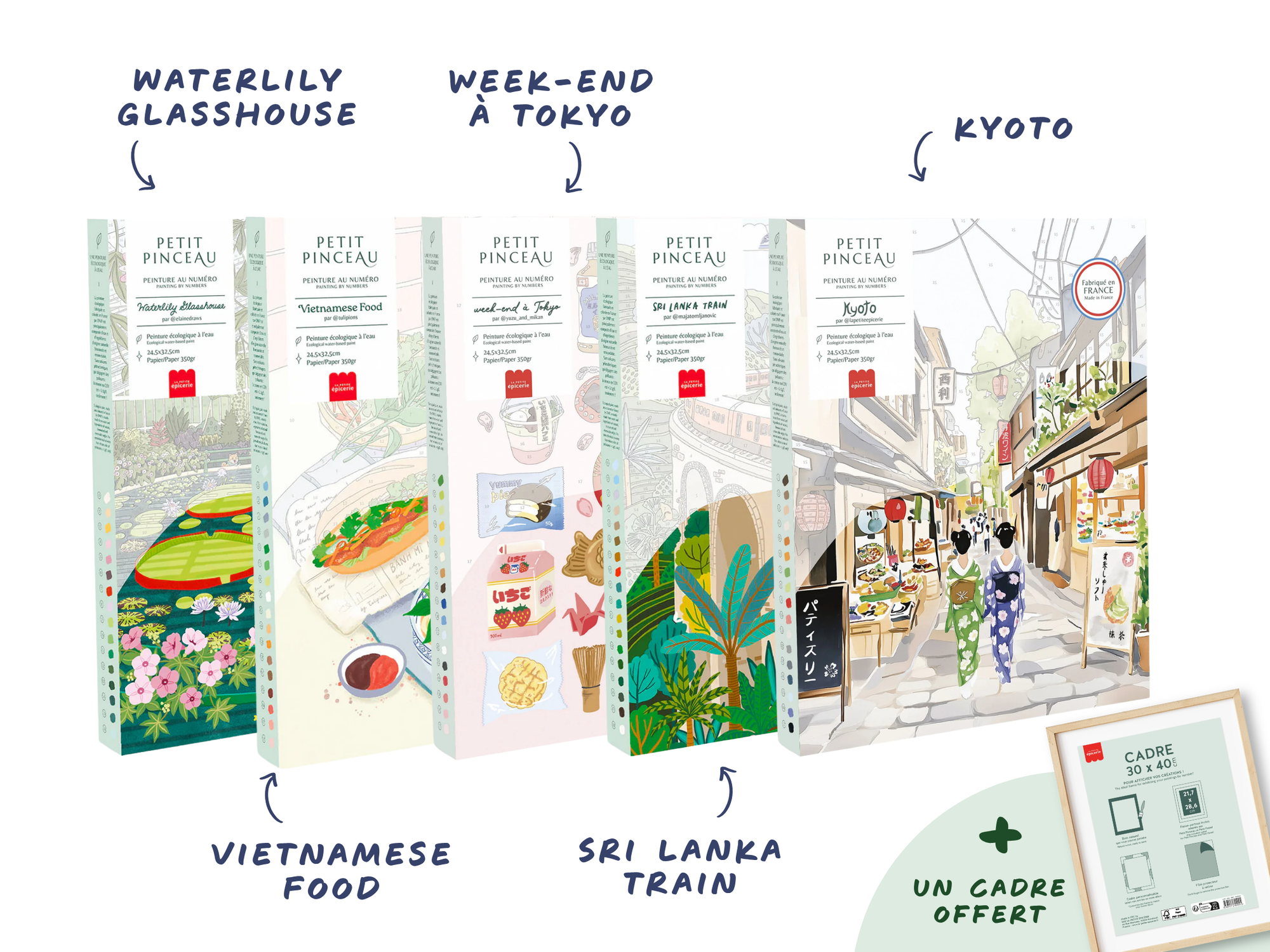Achat Pack Petit Pinceau : Voyage en Asie