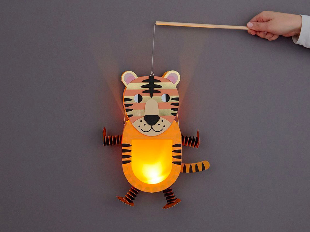 achat Kit de bricolage lanterne Tigre - Rico Design