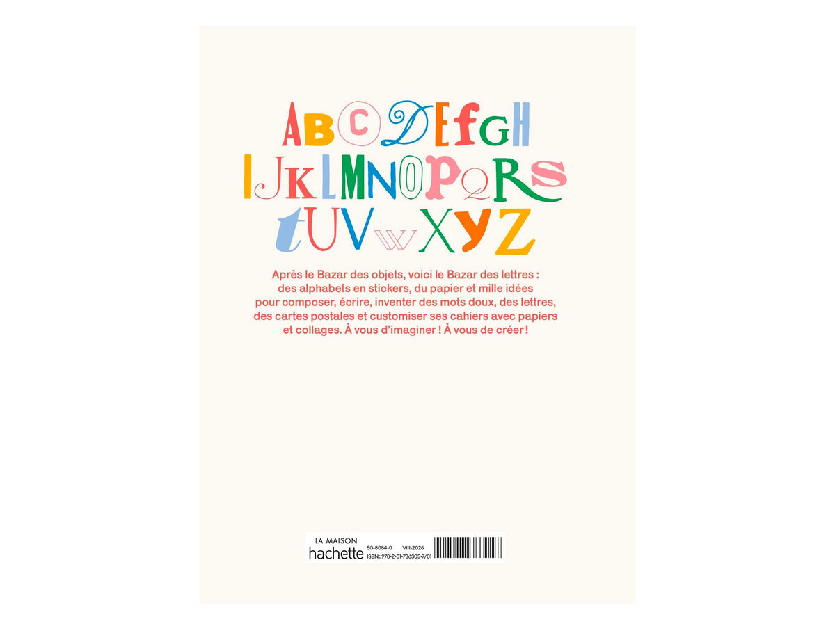 achat Livre de stickers - Le Bazar des Lettres par Zoé de las Cases