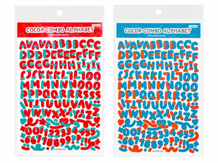 Achat Stickers 3D lettres et chiffres - Rouge