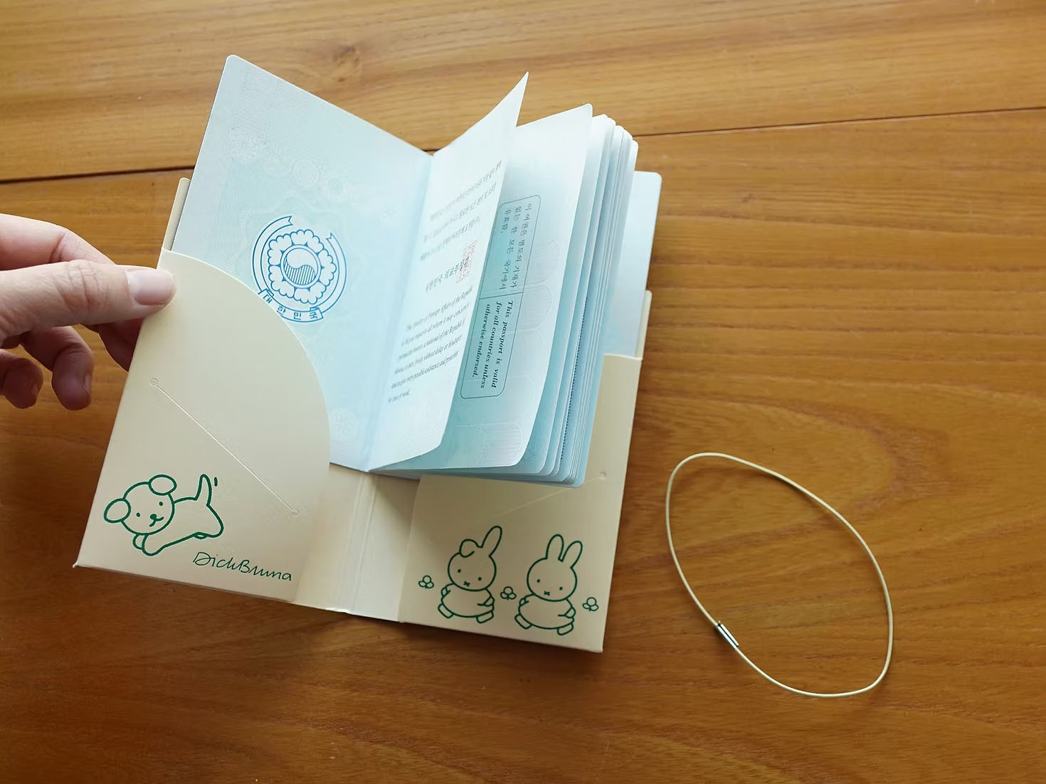 achat Carte Passeport Little Traveller - Miffy beige - Zero per Zero