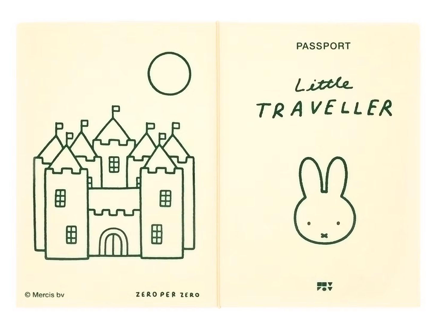 achat Carte Passeport Little Traveller - Miffy beige - Zero per Zero