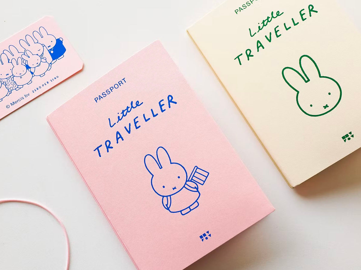achat Carte Passeport Little Traveller - Miffy rose - Zero per Zero