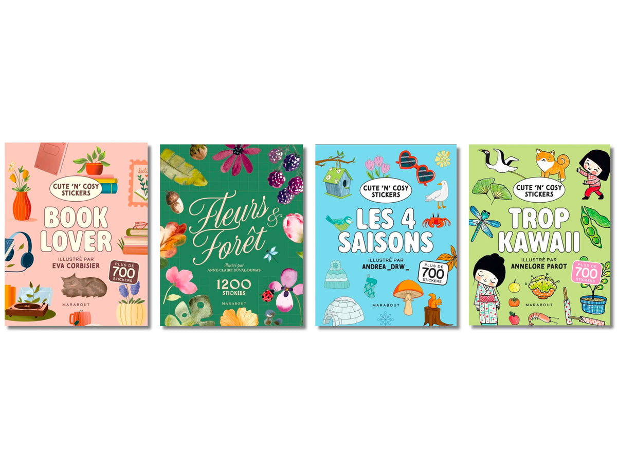achat Cahier de stickers - Book Lover + 700 stickers par Eva Corbisier