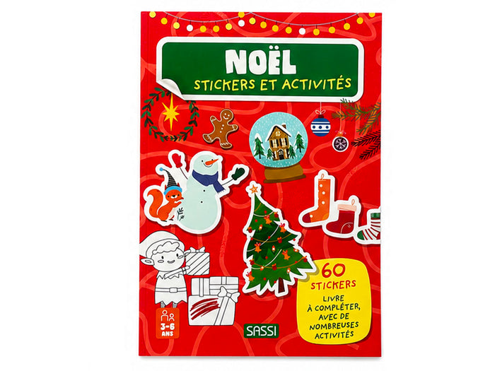 Achat Cahier de 60 Stickers et activités - Noël