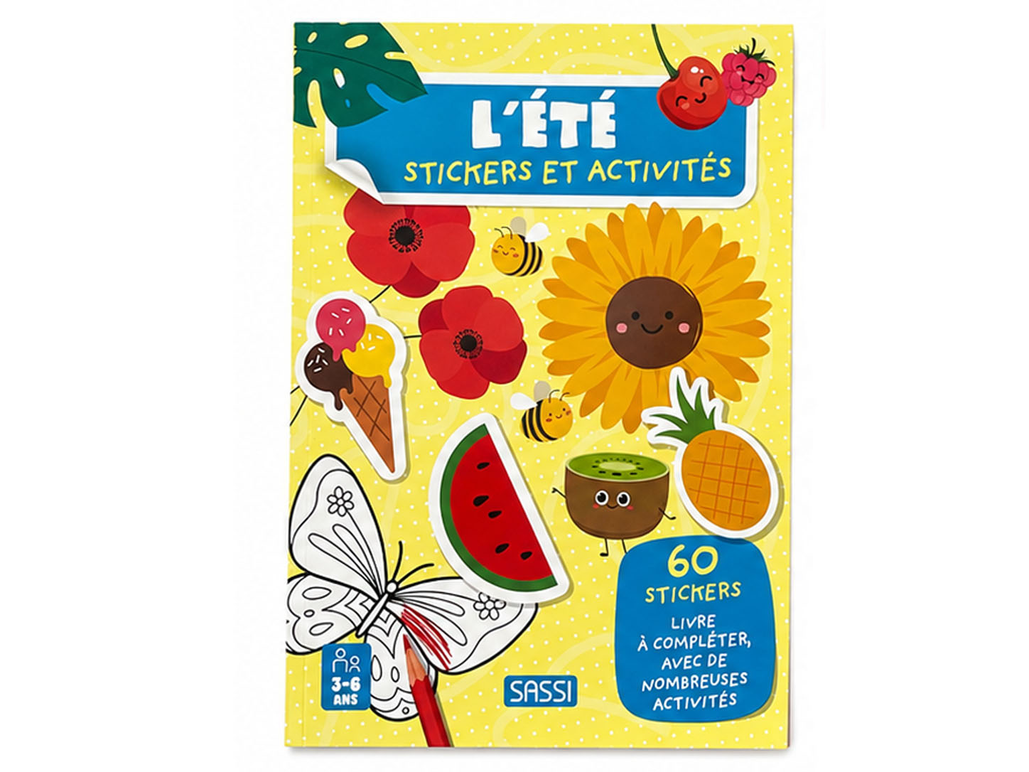 Achat Cahier de 60 Stickers et activités - L'été