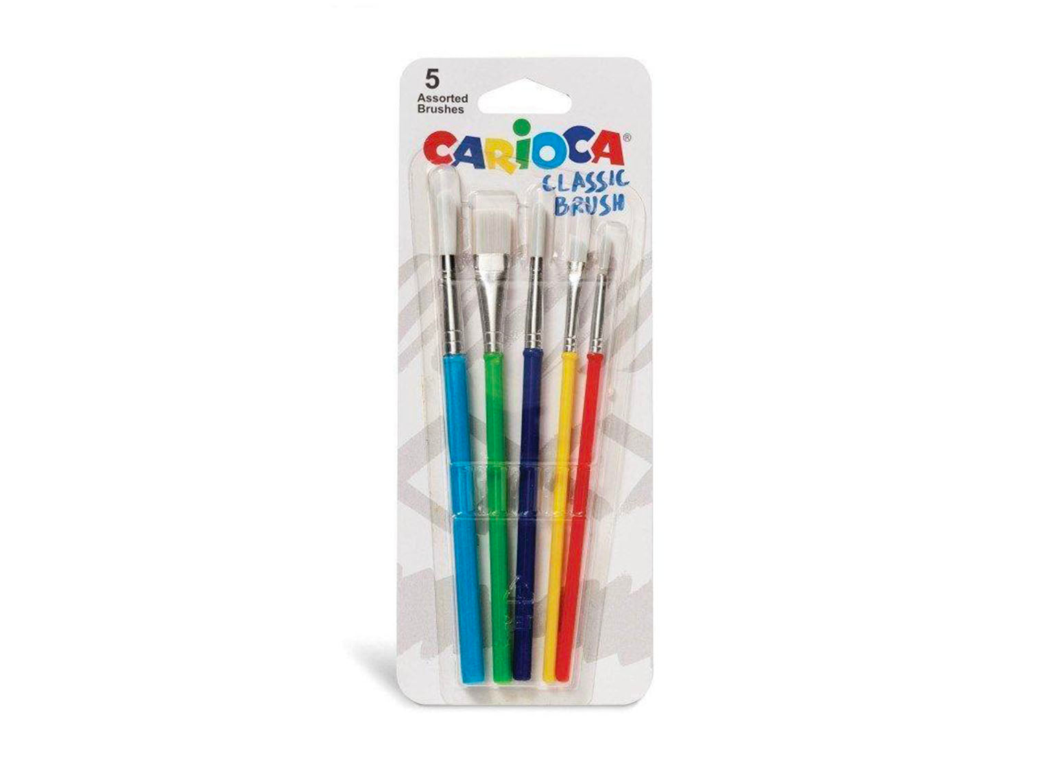 Achat Lot de 5 pinceaux scolaires - Carioca