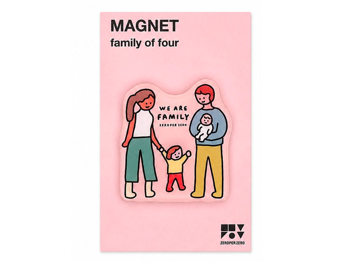 Achat Magnet Family of four - Zero per Zero