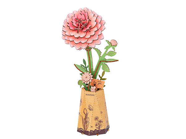 Achat Maquette fleur Dahlia rose - Robotime