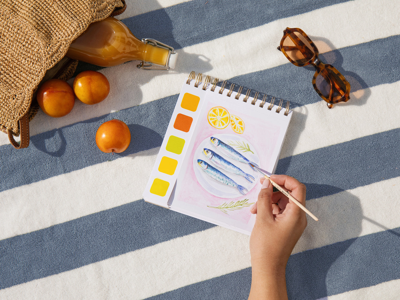 achat Travel Book - Carnet aquarelle - thème Méditerrannée