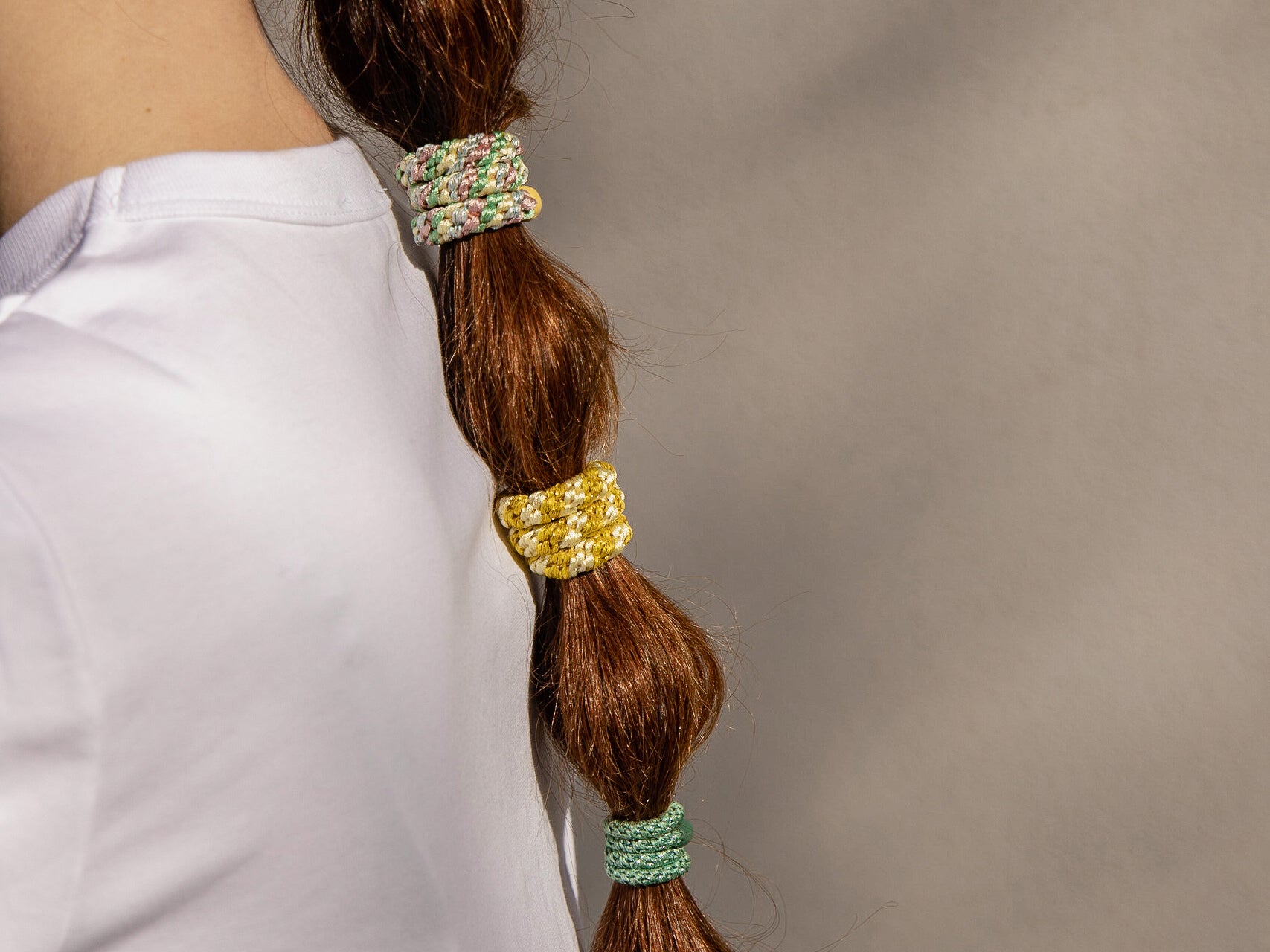 Élastique cheveux Rouge Brûlé - Kknekki