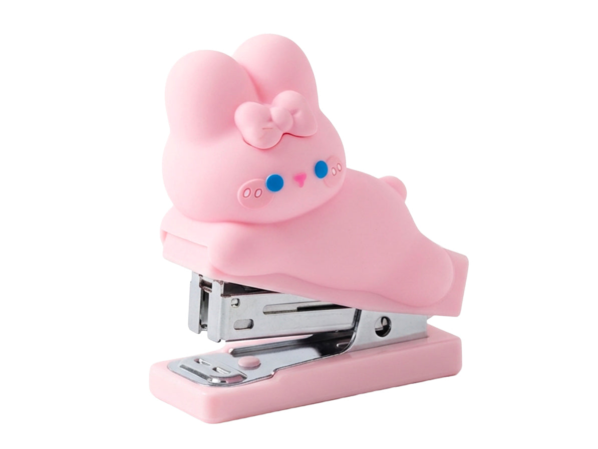 Achat Set mini agrafeuse Lapin rose Kawaii & agrafes
