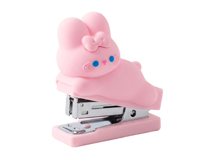 Achat Set mini agrafeuse Lapin rose Kawaii & agrafes