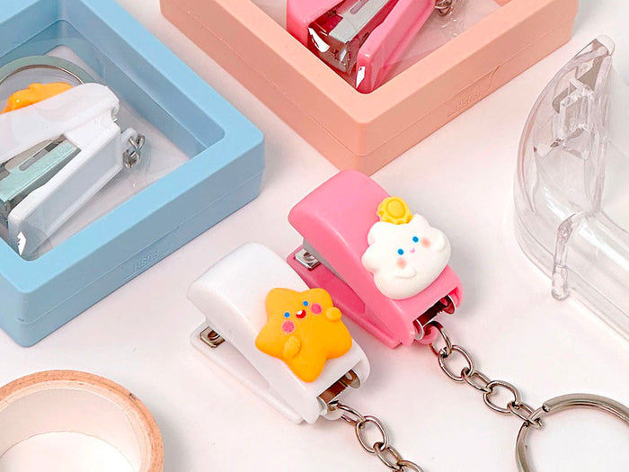 Achat Porte-clés mini agrafeuse étoile