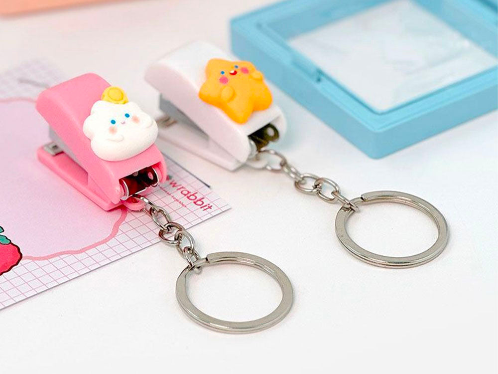 achat Porte-clés mini agrafeuse nuage