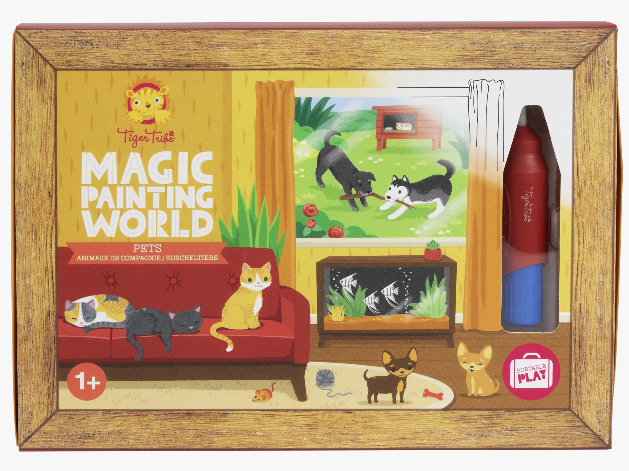 Kit de peinture à l'eau magique - animaux de compagnie