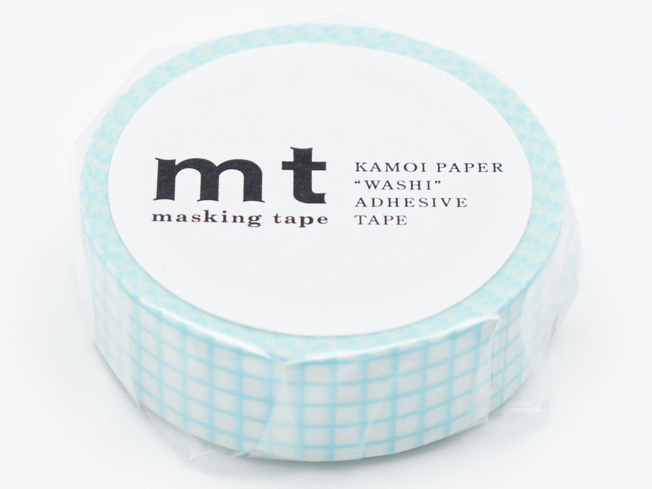achat Masking Tape MT Motif quadrillage aqua - Scrapbooking