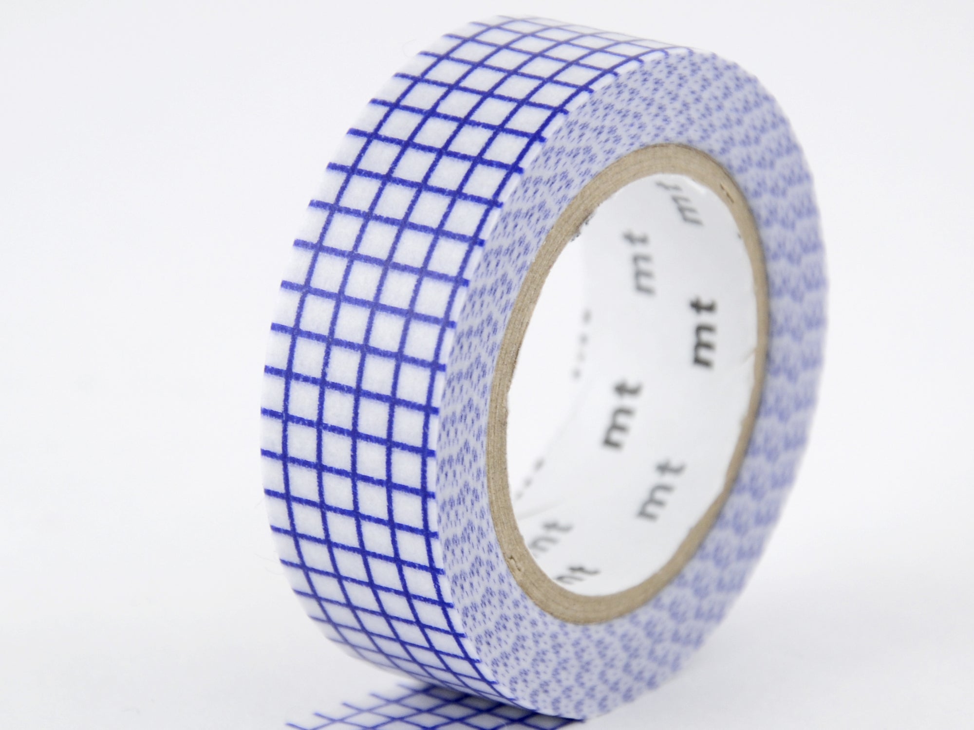 achat Masking Tape MT Motif quadrillage bleu - Scrapbooking