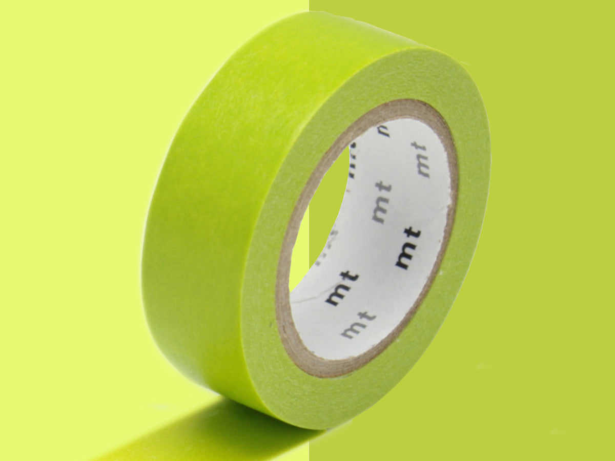 achat Masking tape uni - vert pomme