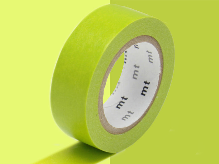 Achat Masking tape uni - vert pomme