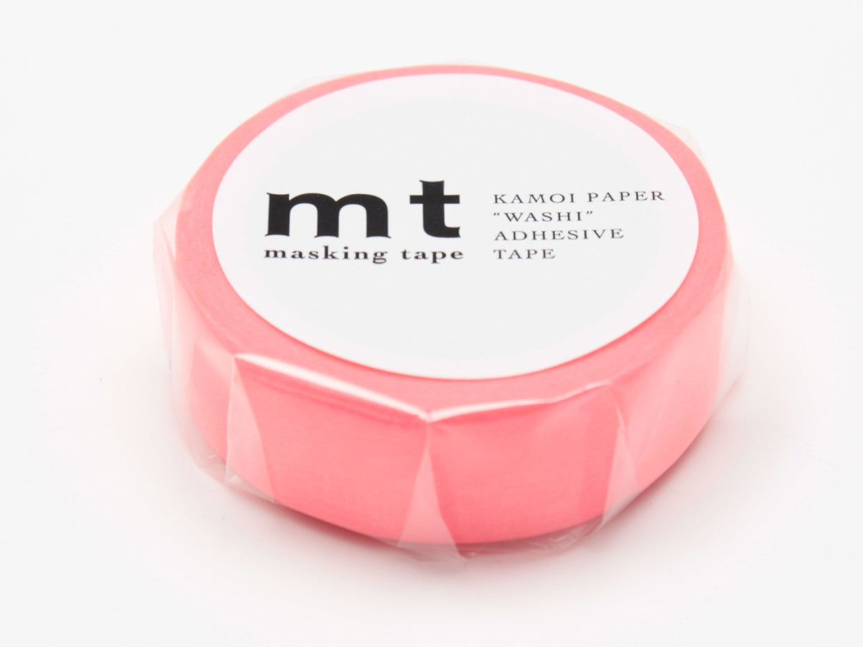 achat Masking tape uni - Rouge fluo