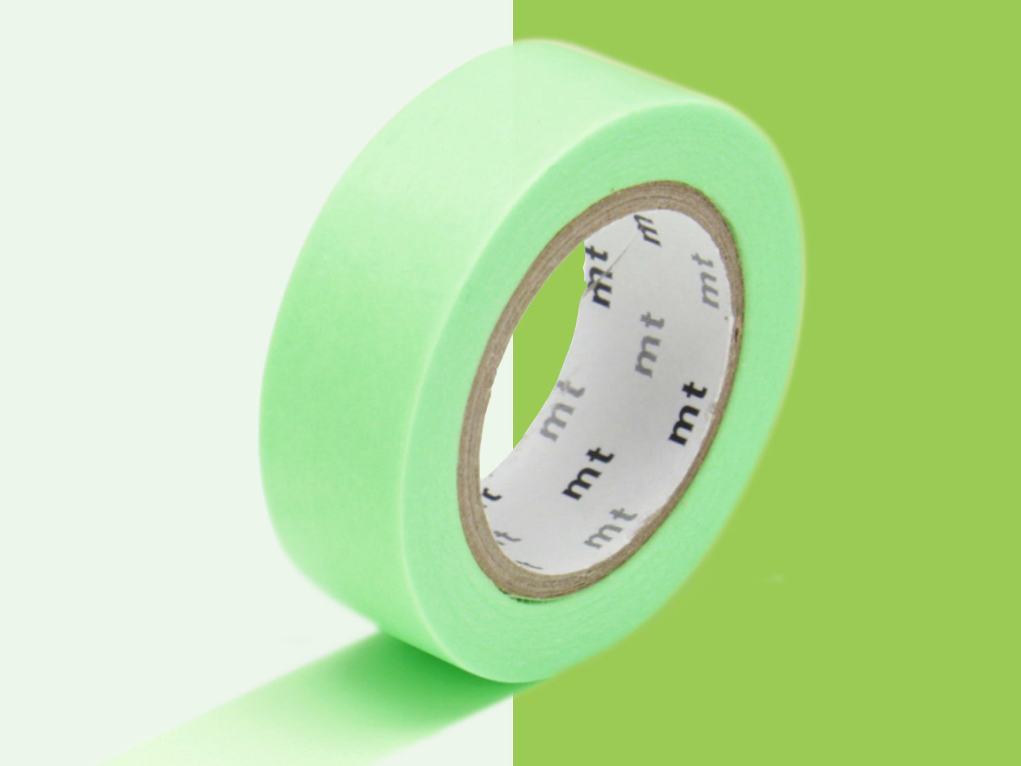 Achat Masking tape uni - vert fluo