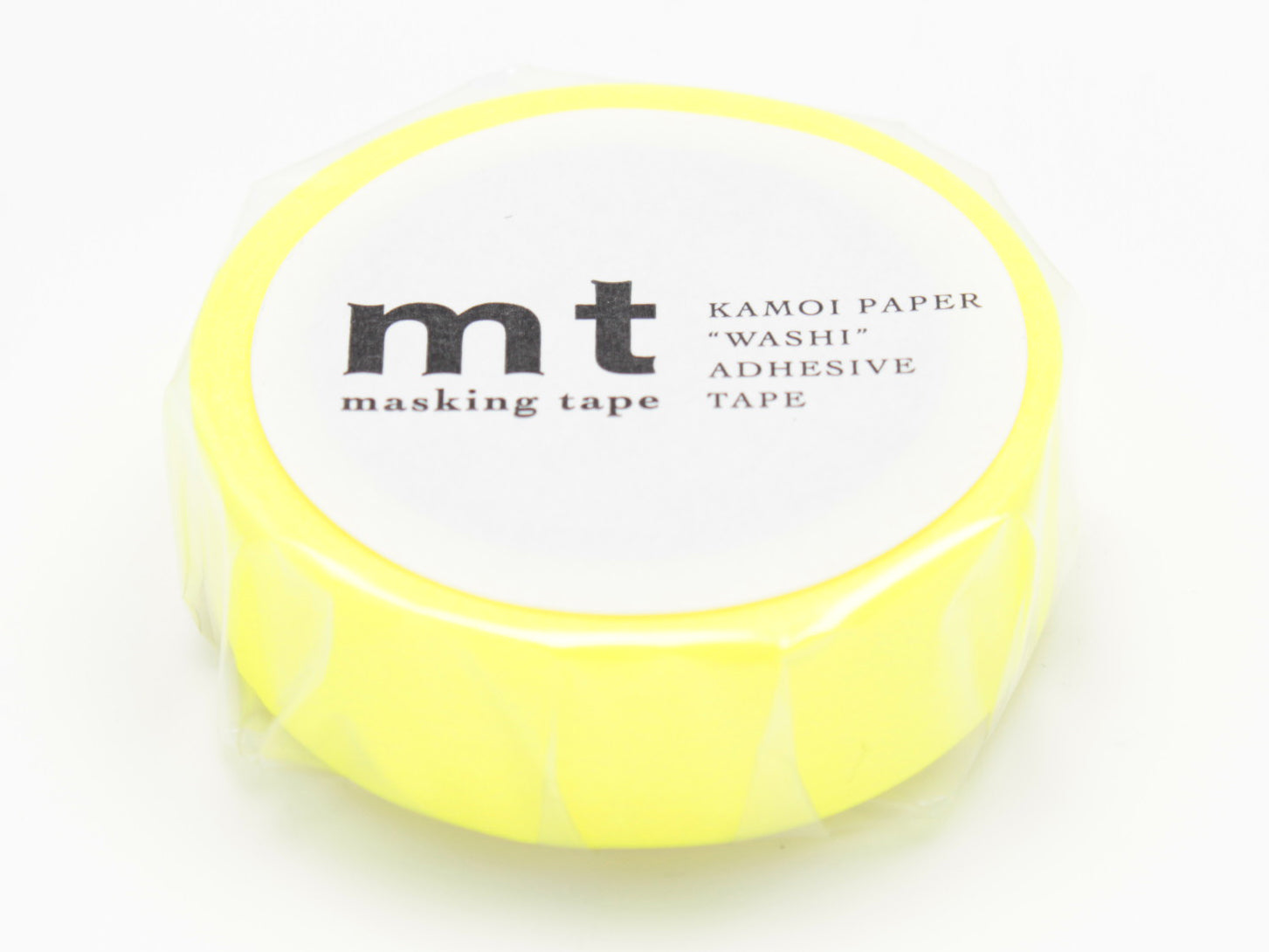 achat Masking tape uni - jaune fluo