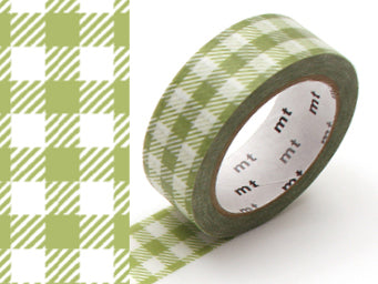 achat Masking Tape MT Vichy vert clair - Scrapbooking 1,5 cm x 7 m