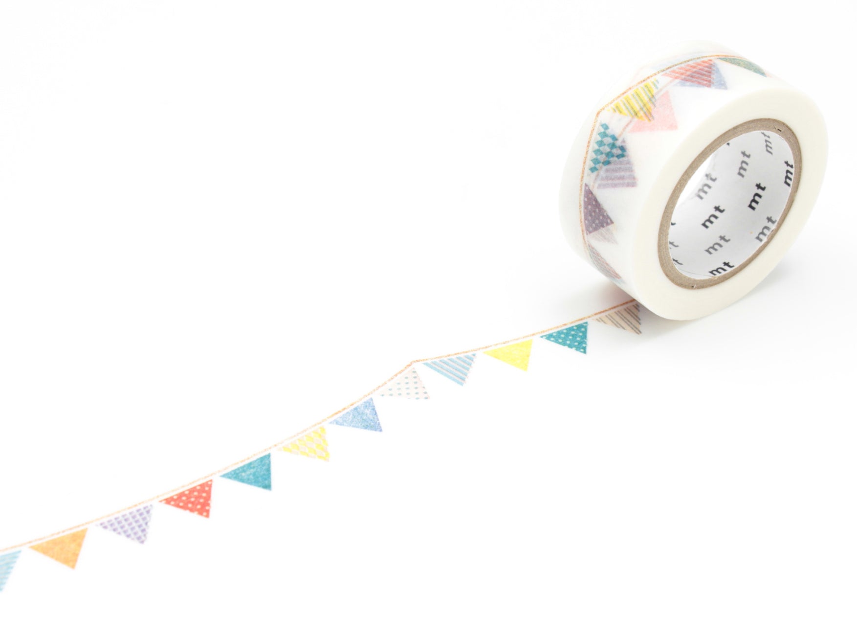 achat Masking tape motif 20mm - Fanions multicolores