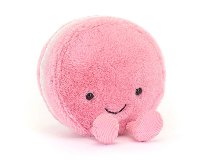Achat Peluche Amuseables Mia Macaron Framboise - Jellycat