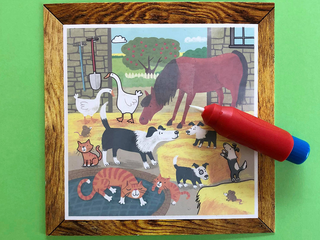 Kit de peinture à l'eau magique - Ferme