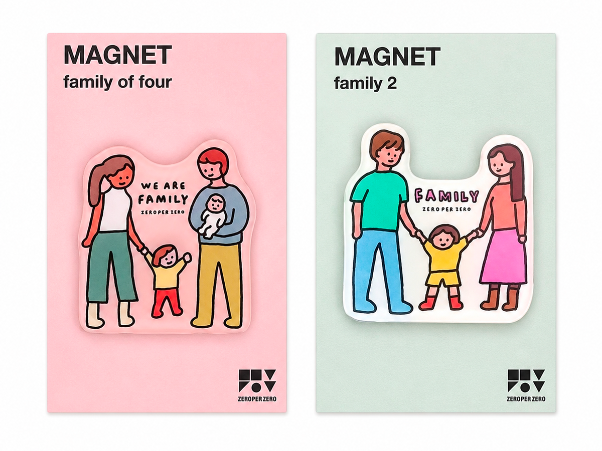achat Magnet Family of four - Zero per Zero