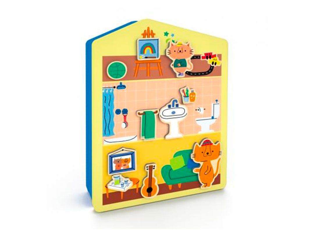 Maison aimantée Inzebox animaux Djeco