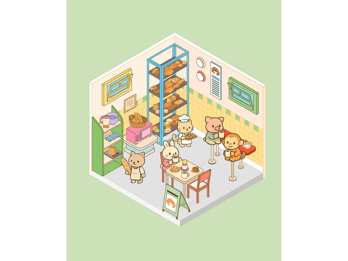 achat Album de 700 stickers repositionnables - Ma petite boulangerie + 1 pince incluse