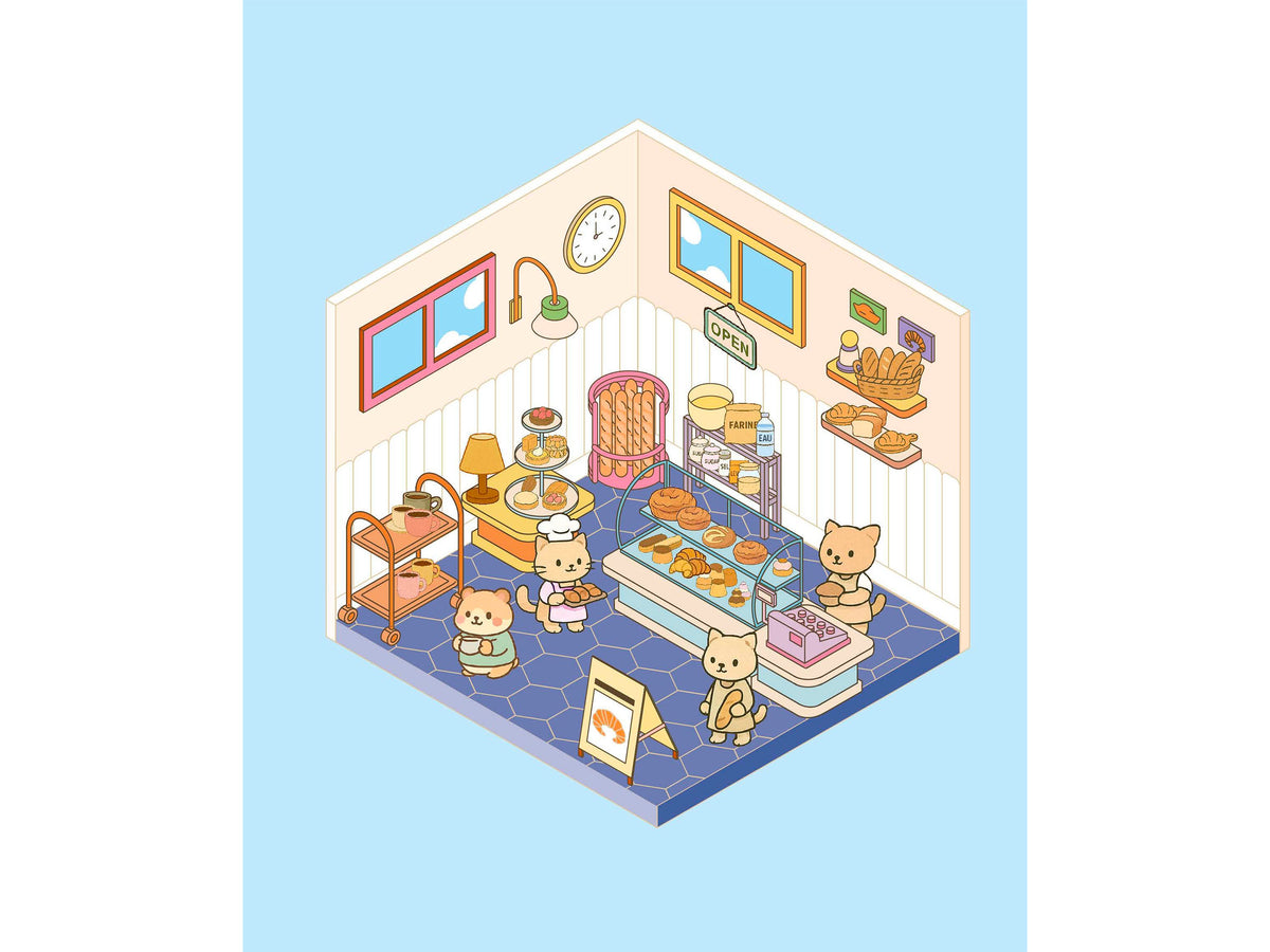 achat Album de 700 stickers repositionnables - Ma petite boulangerie + 1 pince incluse