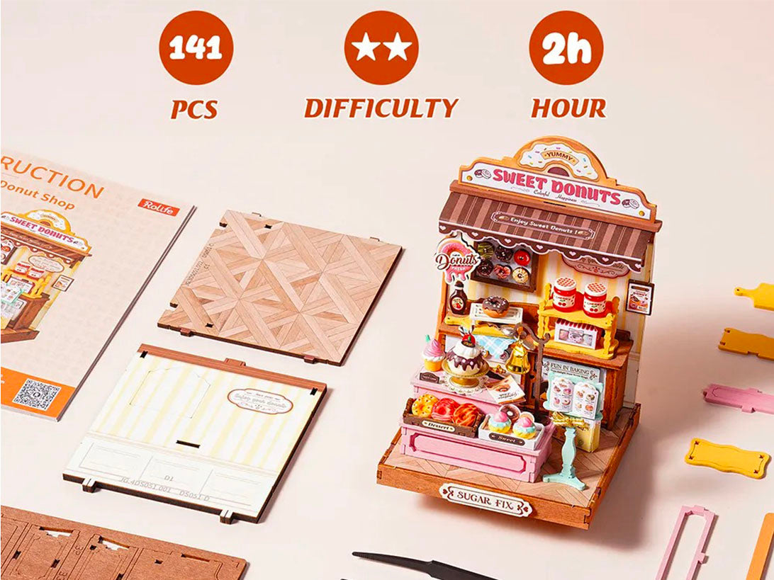 achat Maquette Boutique Sweetie's Donut - Robotime