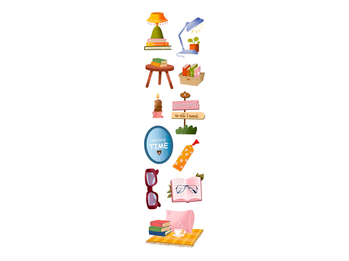achat Mes Marque-pages Lecture + 100 stickers & 1 pince incluse