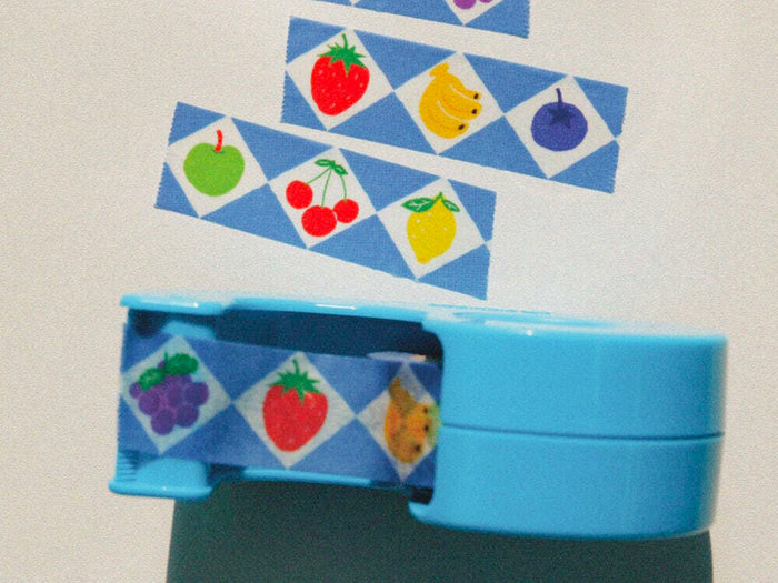 Achat Masking Tape Verger bleu - 10 mètres - Fruit fries Design Lab