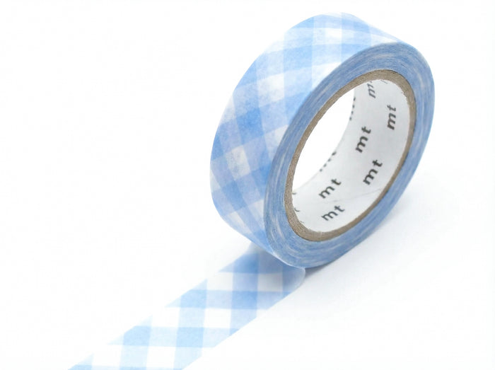 Achat Masking Tape MT Damier pastel outremer - Scrapbooking 1,5 cm x 7 m