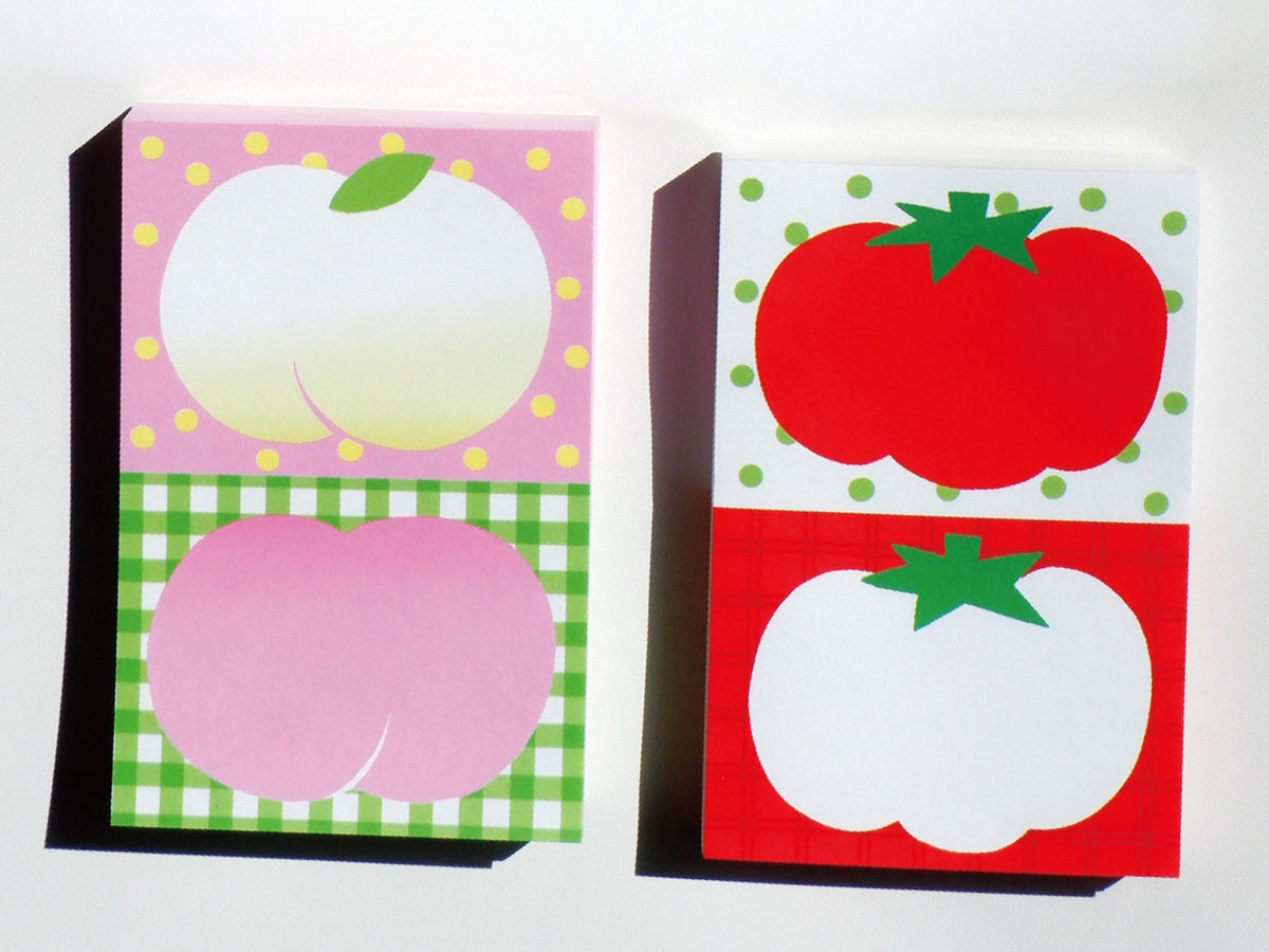 achat Mini Bloc Memo Pêches - Fruit fries Design Lab