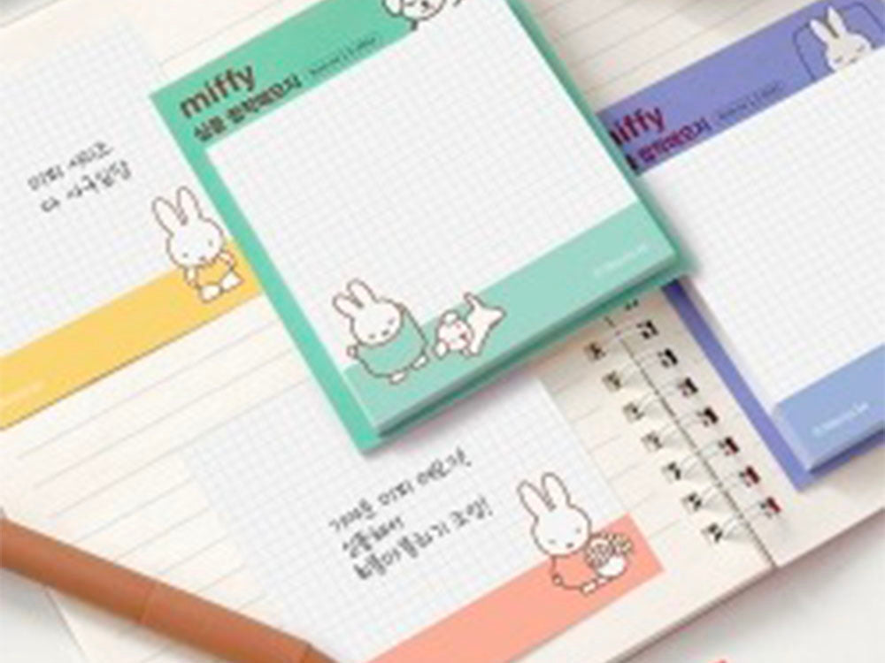 achat Notes adhésives Miffy bleu