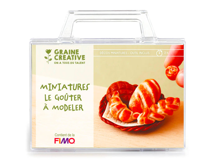Achat Malette Fimo Miniature Le Goûter à modeler - Graine Créative