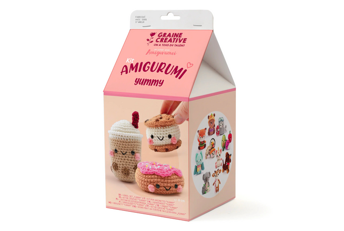 Achat Kit crochet Amigurumi Yummy - Graine Créative